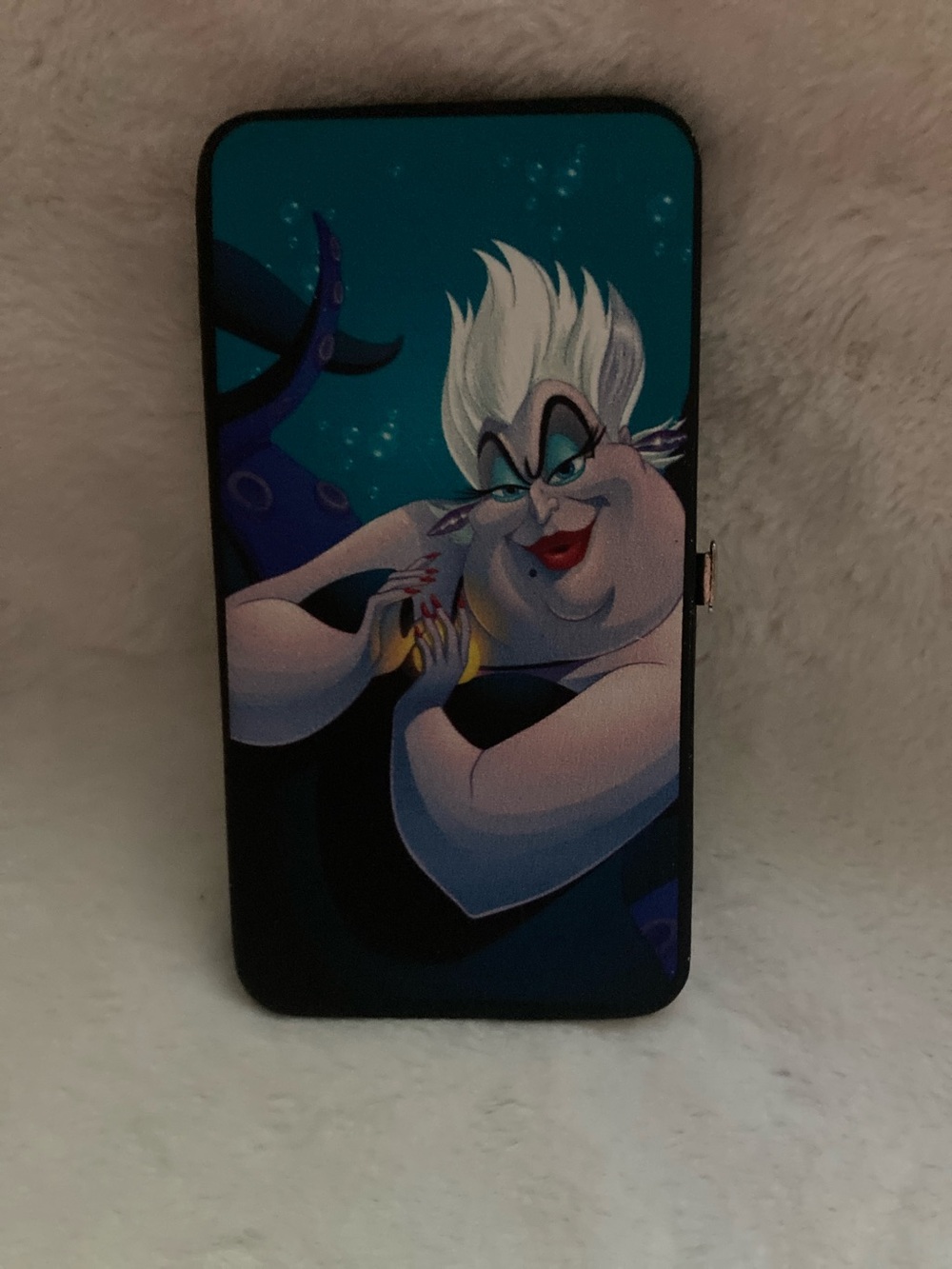 Disney Ursula Teal Black Wallet